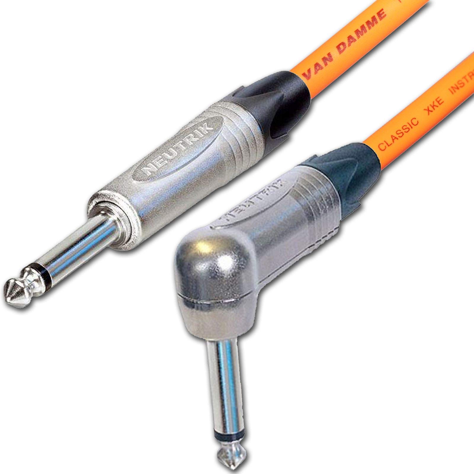 Van Damme Guitar Effects Pedal Patch Leads. Neutrik NP2X 1/4 inch Mono Cable