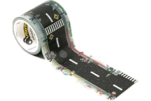 PlayTape - Neighborhood Road Tape for Toy Cars - Sticks to Flat Surfaces, No Residue, 2 in. x 30 ft. Roll