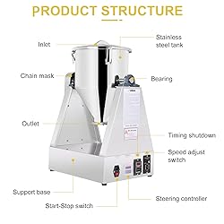 YUCHENGTECH 20L Lab Dry Powder Mixer Mixing Machine