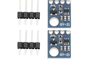 ECSiNG 2Pcs 3V-5V DC I2C Temperature and Humidity Sensor GY 21 HTU21 SHT21 Replacement SI7021 Compatible with A-rduino Compat