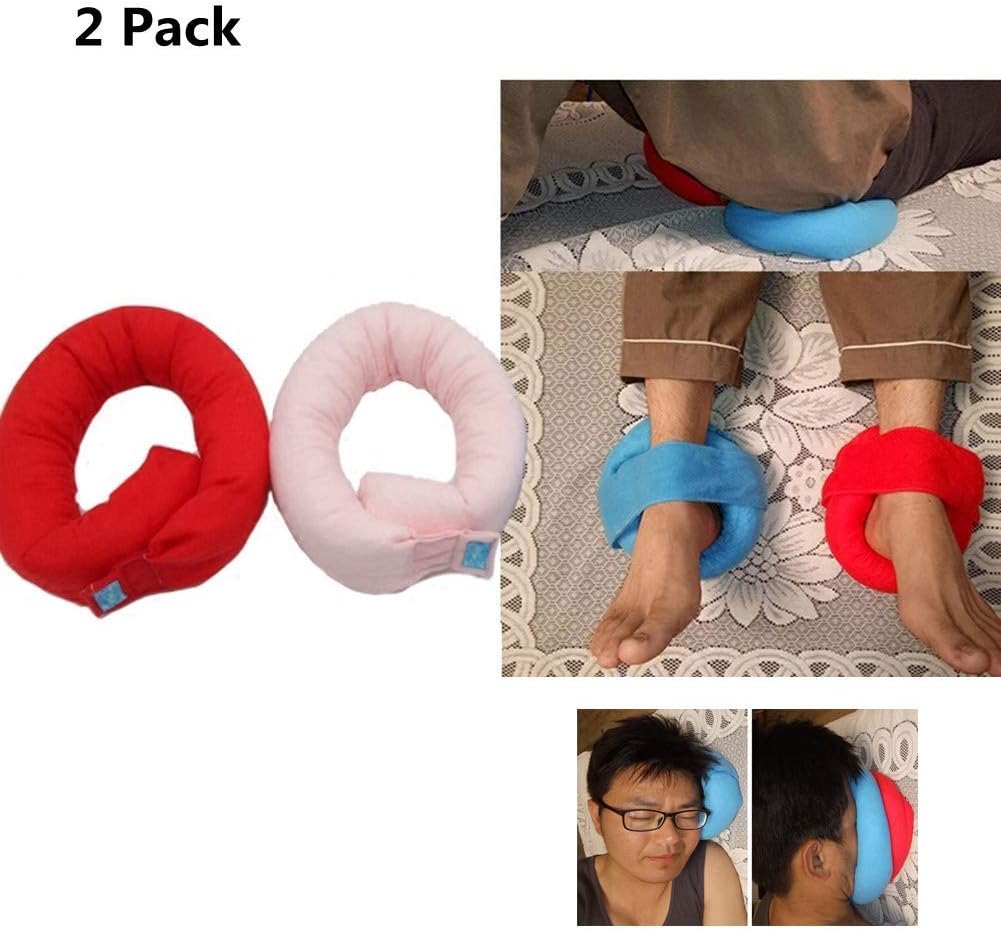 GLJY Anti-decubitus Donut Cushion,for Hemorrhoid, Head, Leg,Back and Tailbone Pain Relif,Round Pillow(2 Pack),L