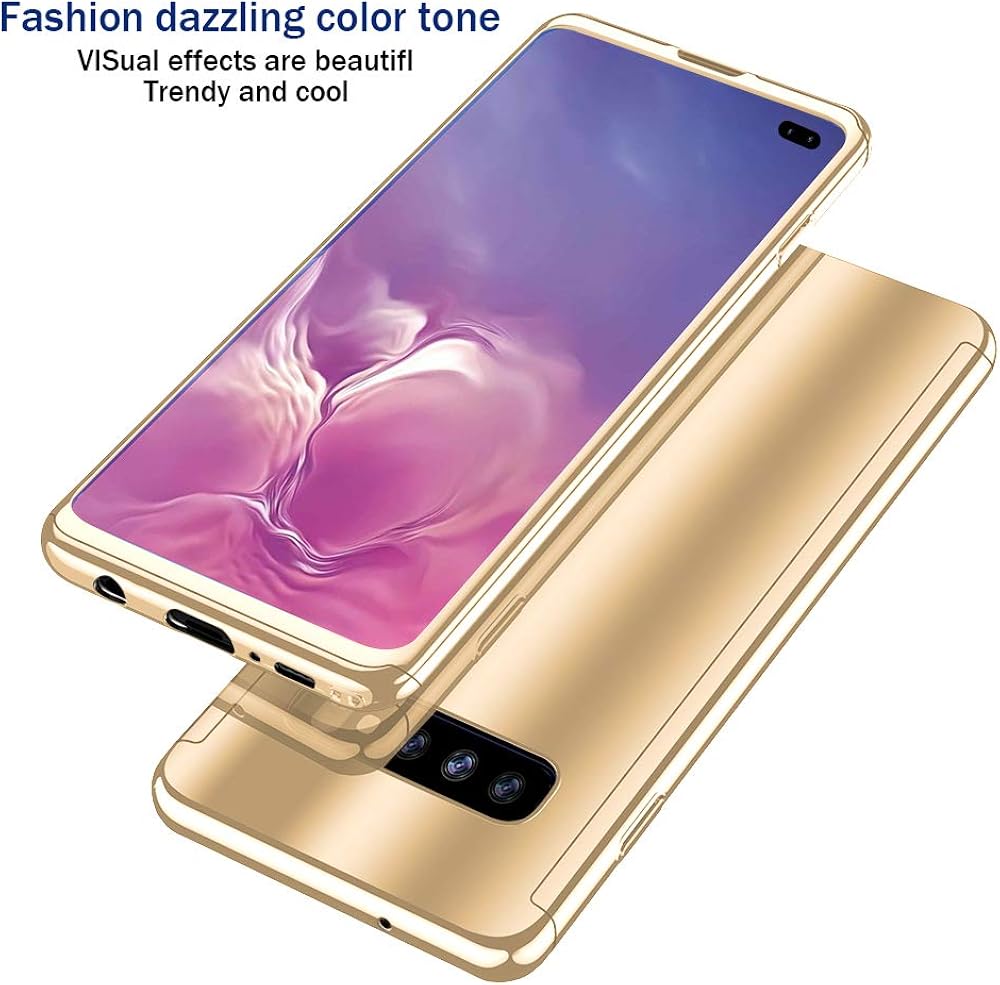 H/&uuml;lle Compatible with Samsung Galaxy S10 Plus H/&uuml;lle 3 in 1 Slim Glatt Hard PC Oberfl/&auml;che 360 Komplett Anti-Kratzer Bumper S10e Cover f/&uuml;r Samsung Galaxy S10 lite Phone 2019