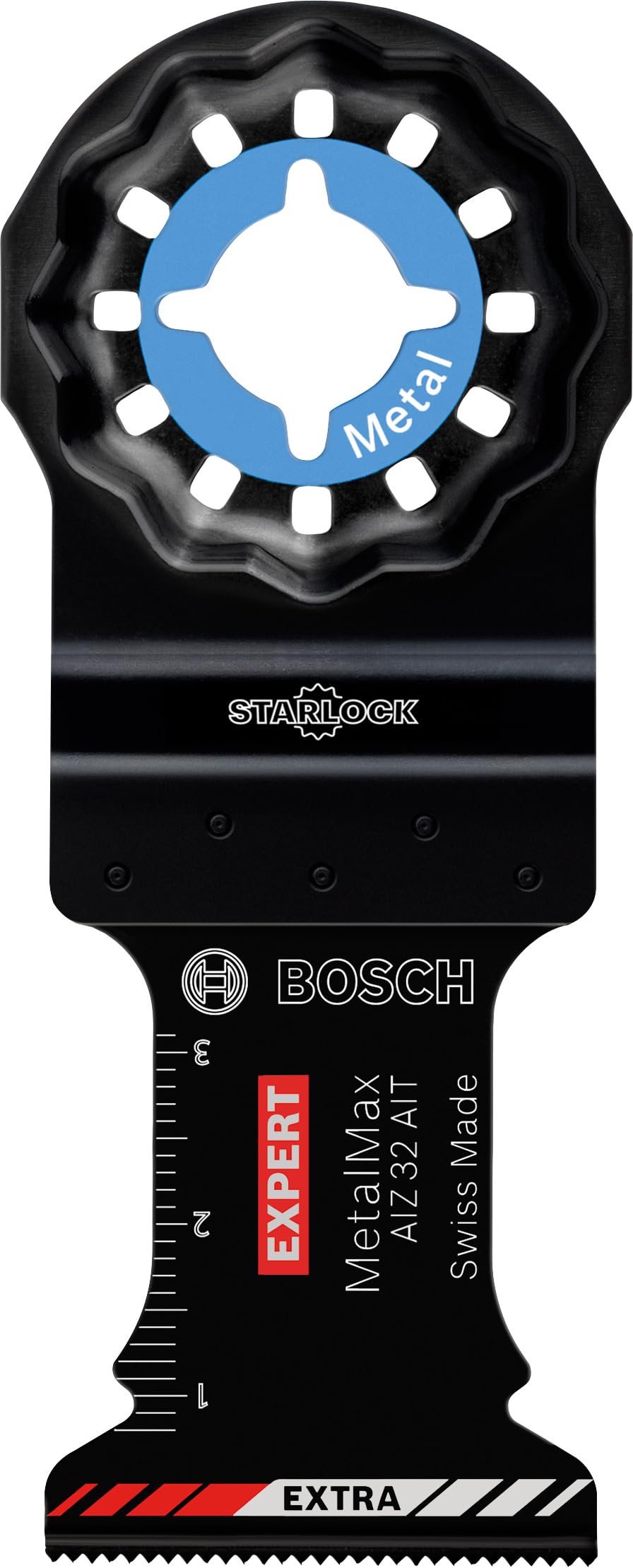 Bosch Professional 1x Expert MetalMax AIZ 32 AIT Multitool Blades (for Steel, Stainless steel, Width 32 mm, Accessory Multitool)