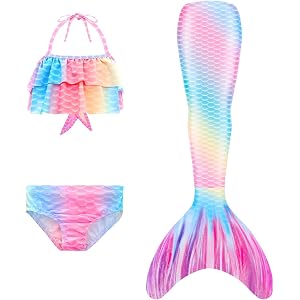 Mermaid Swim Cover Up Dress Lightweight Casual Outfit for Summer Beach Pool Vacation