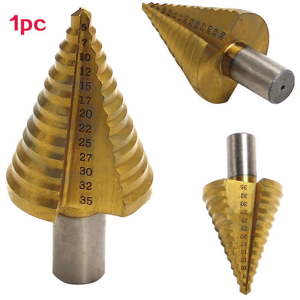 Power Tools HSS Steel Step Cone Drill Titanium Bit Hole Cutter Tools 5