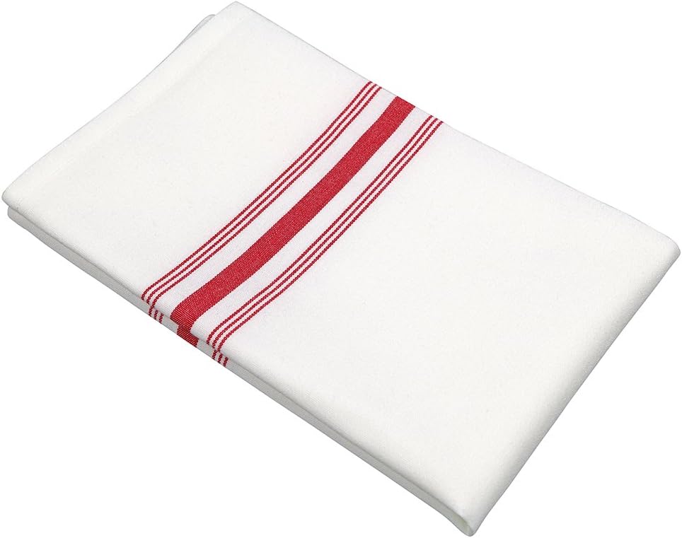RC ROYAL CREST by Sigmatex-Lanier Textiles Cloth Dinner Bistro Napkins Restaurant Quality 18 x 22 Inches 12 Pack (Navy Blue Stripes): Home & Kitchen
