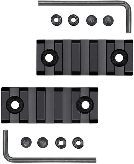 Sonstige 5 Slot Jagd Weaverschiene Schiene Fur Keymod Picatinny Montage Leicht 2 Stk Sport