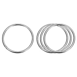 uxcell 304 Stainless Steel O Rings, 4pcs