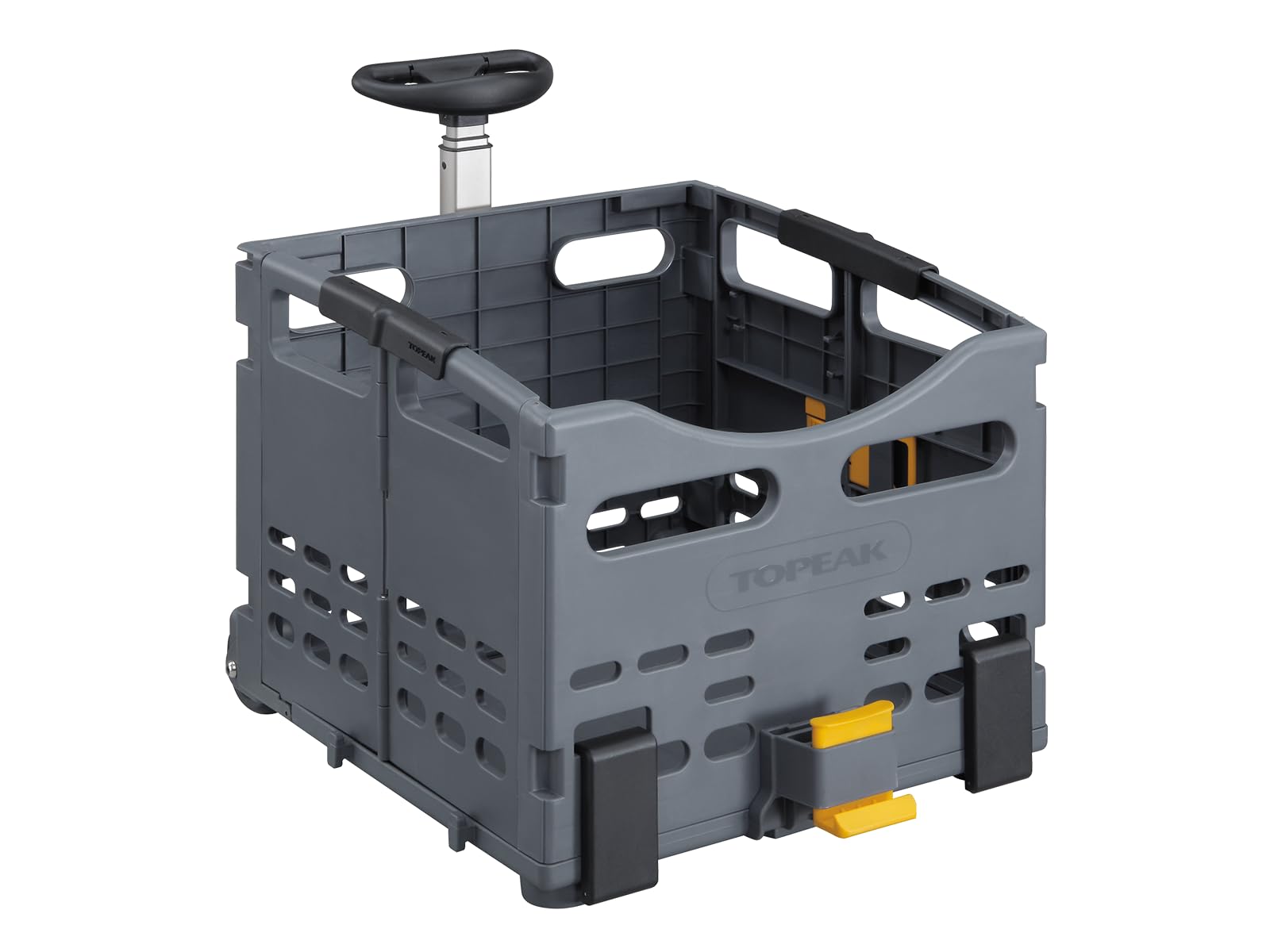 TrolleyTote Folding MTX Rear Basket, Black, One size