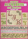 Charted Alphabets and Borders - Volume Two - Cross Stitch Pattern Book by 