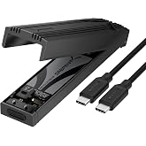 SABRENT USB-C NVMe Enclosure & Reader, M.2 PCIe SSD, 10Gbps (EC-PNVO) | Tool-free M.2 PCIe case for 2230-2280; USB 3.2 Gen 2 