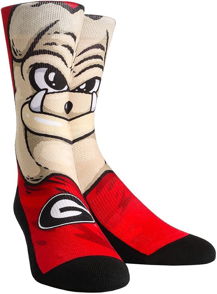 Rock'em Apparel University of Georgia Bulldogs Custom Athletic Crew Socks