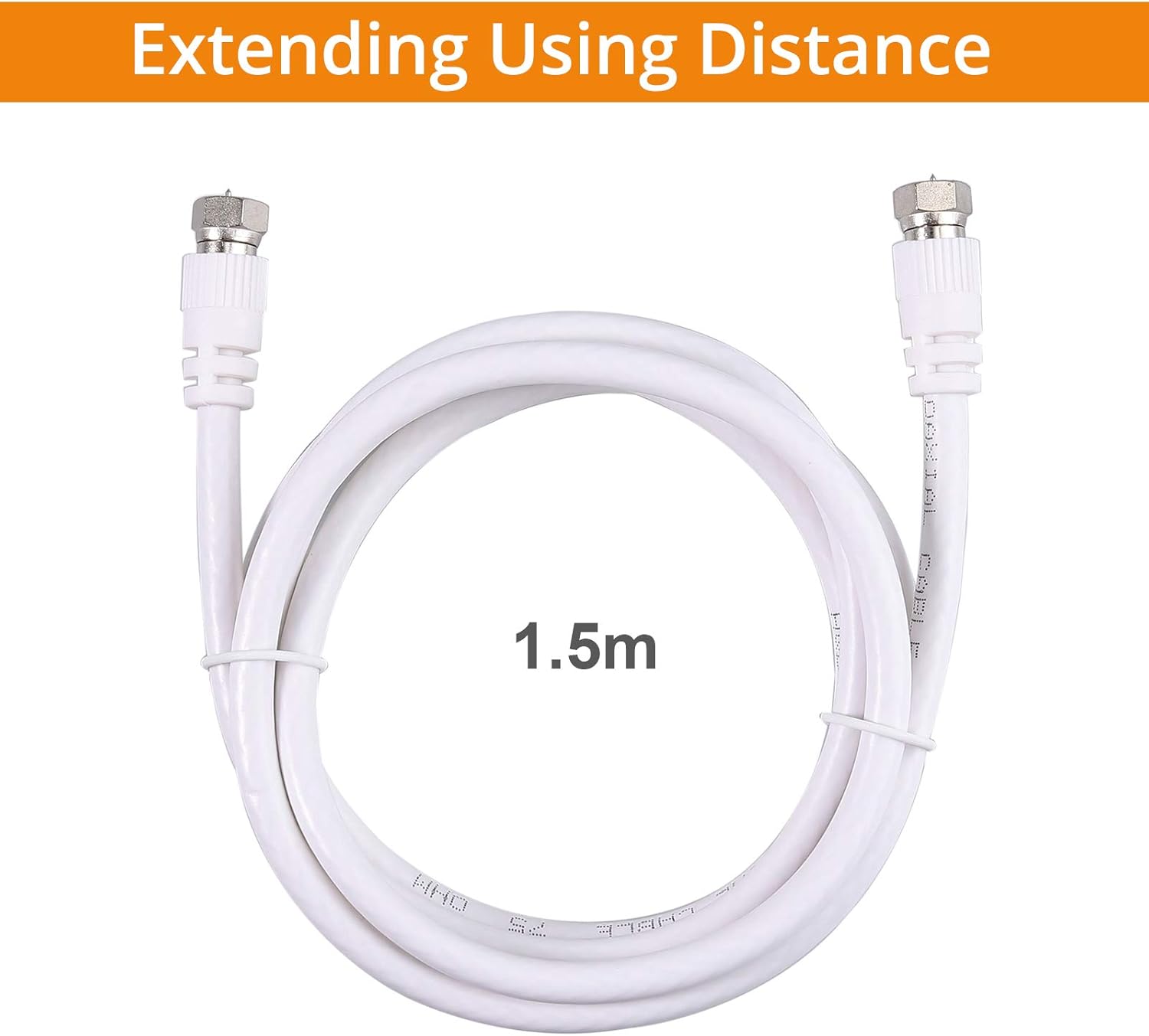 Neoteck 6 Way Sky Cable Splitter Satellite TV Aerial Cable Splitter Kit