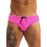 MIZOK Men's Swimwear Bikini Swimming Briefs Drawstring Swimsuits Board Surf Shorts Trunks