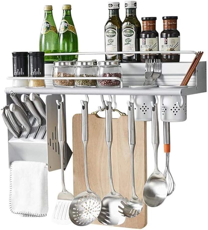 Kitchen wall hanging rack Rotating Rack Seasoning Rack Spice Rack Wall