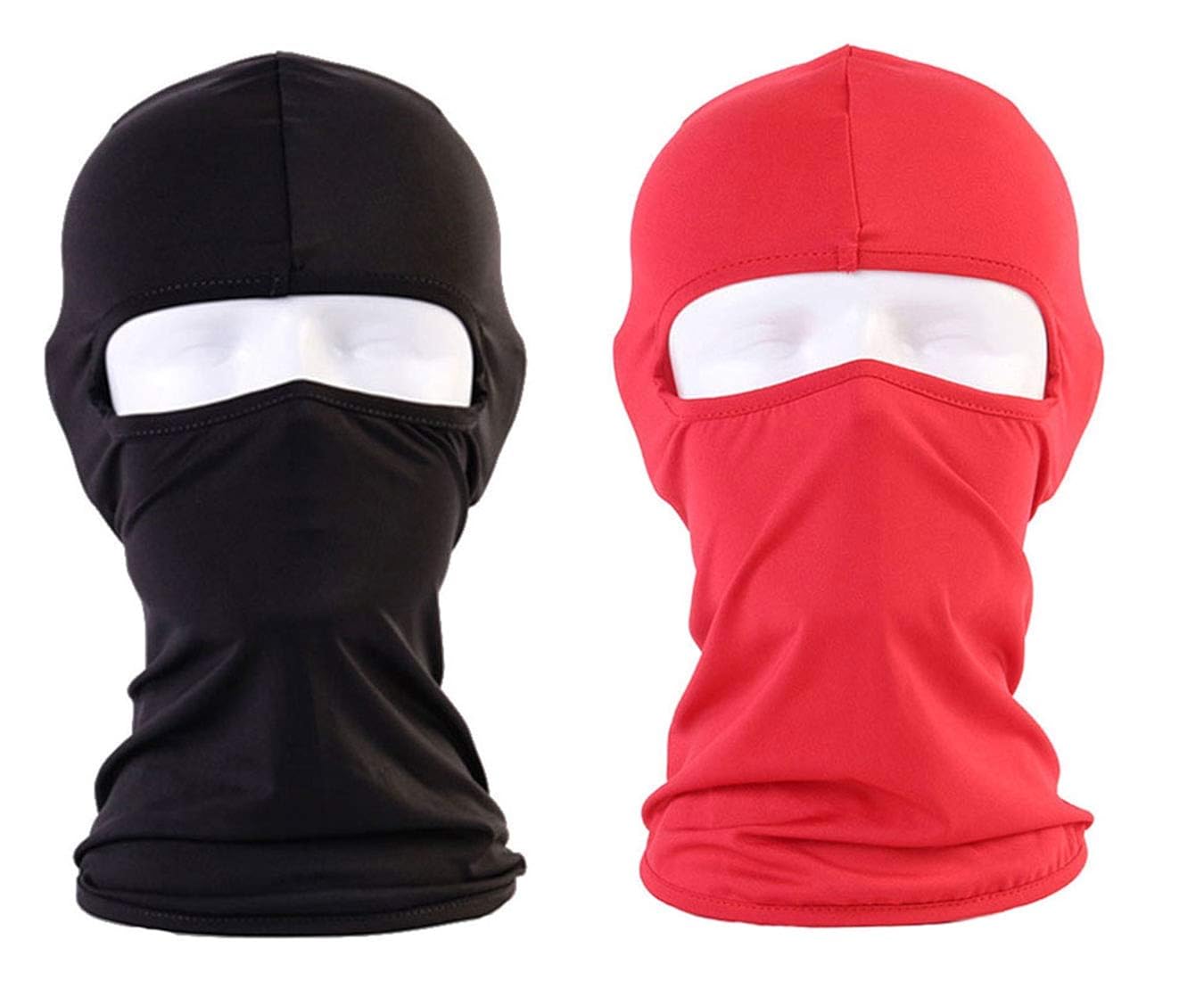 LETUSPORT Ultra Thin Balaclava Ski Face MaskLightweight Neck Warmer 2 Pack Men Sports