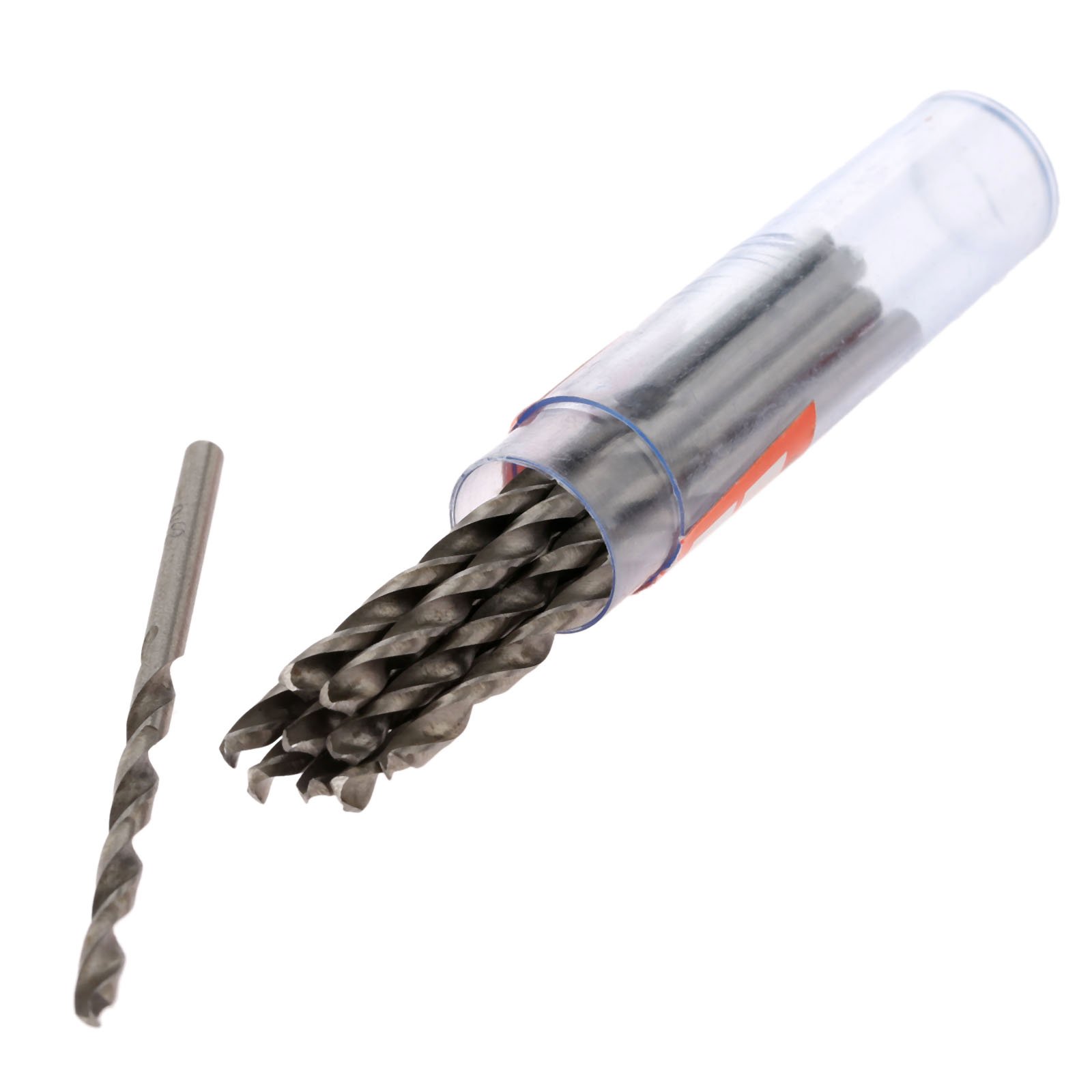 Mtsooning 10 Pieces 3.2mm HSS Twist Drill Bits, Straight Shank Micro Drill Bits for Wood, Metal, Plastic, DIY & Professional Drilling