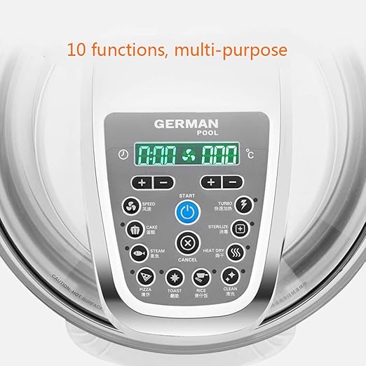 Amazon.com: 10 Qt freidora de aire, cristal transparente ...