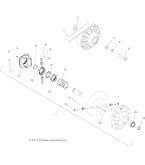 Polaris RZR Left Hand Door Latch Assembly, Genuine OEM Part