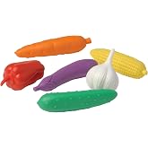 Vegetable Counters &ndash; Classify &amp; Count, 144-Piece Montessori-Inspired Math Manipulatives Set with 6 Colors &amp; Vegetable Types for Ages 3+