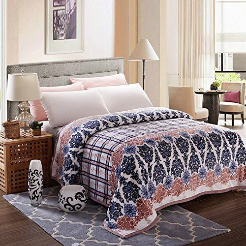 HHYWS Stylish Soft Warm bed throw sofa Throw Blanket Cloud stingrays lint-free warm, porcelain,150x200cm