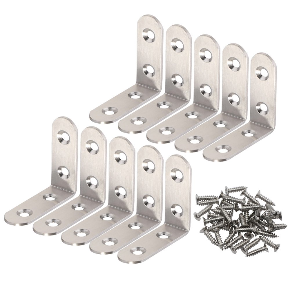 Buy Mellewell Stainless Steel Heavy Duty LShaped Corner Bracket Corner