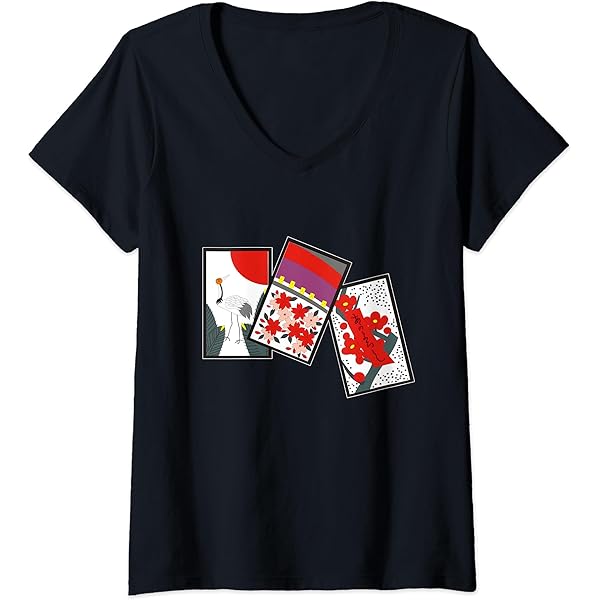 Amazon.com: Japanese traditional art Hanafuda Men Women T-Shirt