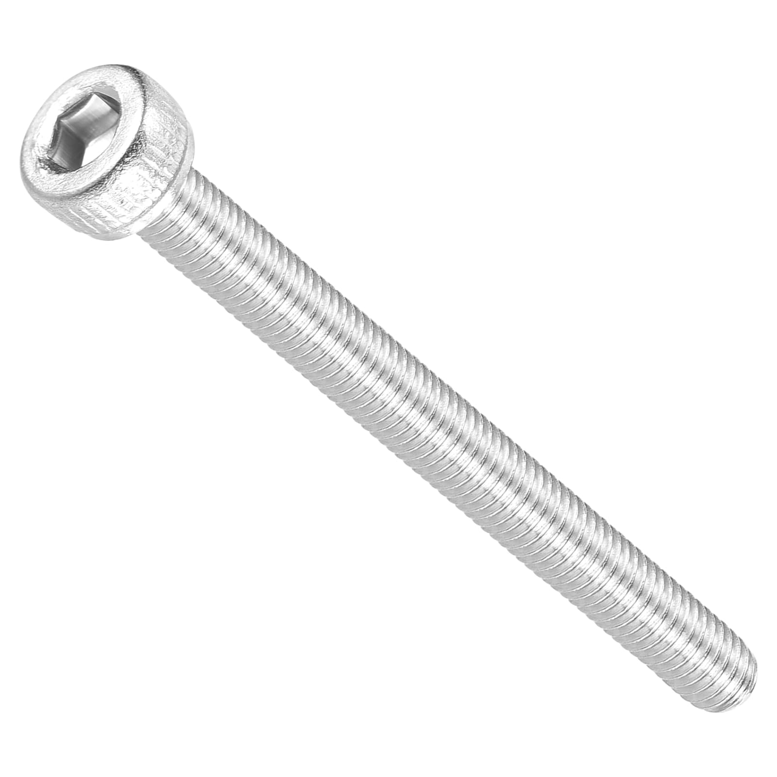 METALLIXITY Socket Head Cap Screw(M3-0.5x35mm)50Pcs, 304 Stainless Steel Allen Socket Drive Metric - Machine Internal Hex Screw UNC Coarse Thread, Silver Tone