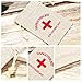 Maxdot 20 Packs Cotton Muslin Wedding Party Favor Bags Red Cross Bachelorette Hangover Kit Bags Recovery Kit Bags Survival Kit Bags Drawstring Bag, 6 x 3.9 Inches