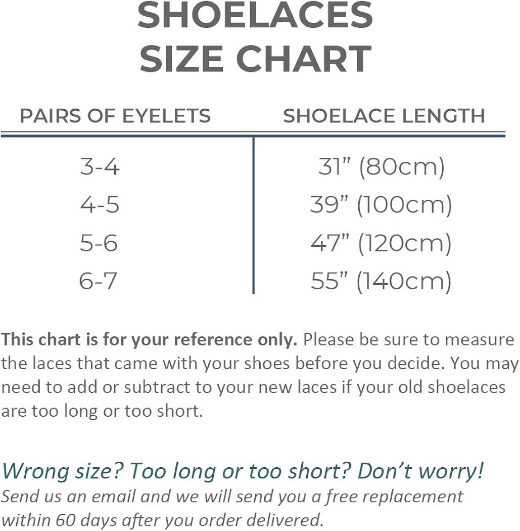 converse shoelace length