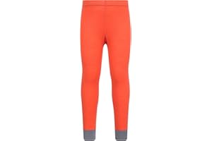 Mountain Warehouse Merino Kids Baselayer Pants Orange Kids 7-8 Yrs (116-128 cm)
