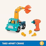 Battat Classic Construction Take-Apart Crane Toy for Toddlers 3+ 34-Piece Kit view 5