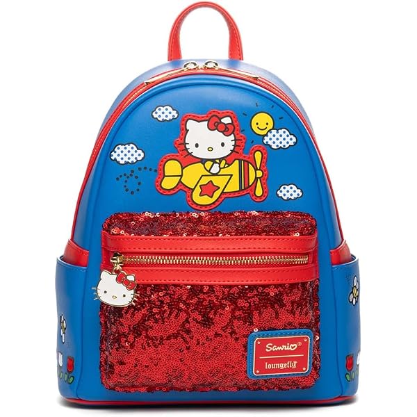 Loungefly Hello Kitty Sanrio Carnival Backpack Amazon.com | Loungefly Hello Kitty and Friends Carnival Mini  main image 4