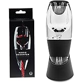 D&Slifei Wine Aerator Pourer and Decanter with LED Light,Unique Aeration Device Quickly Enhances Wine Flavors with Smoother Finish,Best Gifts for Wine Lovers and Sommeliers.(with Led Light)