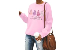 KIMSOONG Breast Cancer Awareness Sweatshirt Women In October We Wear Pink Pullover Funny Ghost Graphic Breast Cancer Shirts