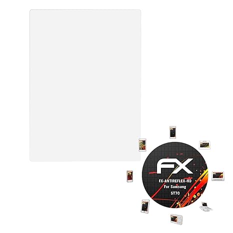atFoliX Schutzfolie kompatibel mit Samsung ST70 Displayschutzfolie, HD-Entspiegelung FX Folie (3X)