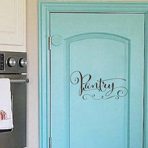 Pantry Decal Pantry Wall Decal or Door Decal Kitchen