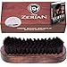 Beard Brush for Men -100% Firm Boar Bristle - Best Grooming Comb for Beards & Mustache works great with balm, oil or wax in Premium Giftbox Set & BONUS a Digital BEARD CARE ROUTINE BOOKLET