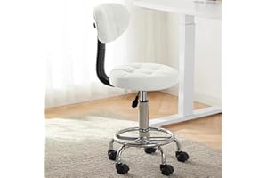 XUEGW Office Drafting Chair with Back Support and Footrest Multi-Purpose Office Desk Chair, Home Chair Thick Seat Cushion for Home Bar Kitchen Shop