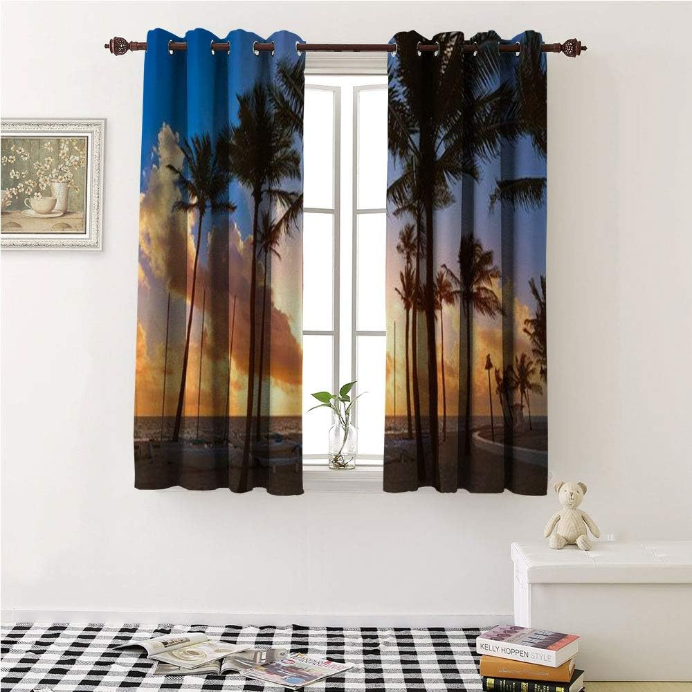 Iuvolux Room Darkening Curtains for Bedroom Grommet