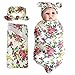 Quest Sweet Newborn Baby Swaddle Blanket Headband Value Set,Receiving Blankets