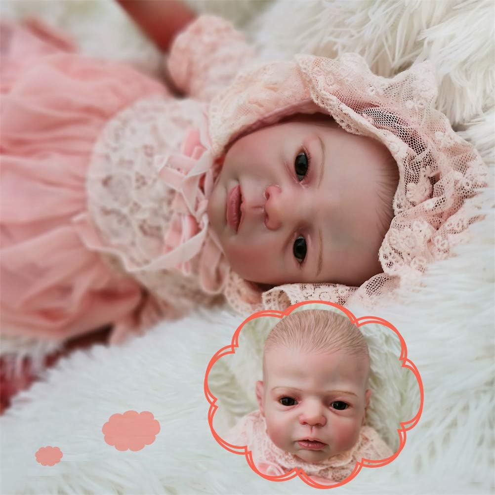 Prezzo Jingya Morbido Reborn Doll 22 Pollici realistica Simulazione Reborn Doll Giocattolo del Bambino in Abito Rosa Child Growth Playmate Offerte