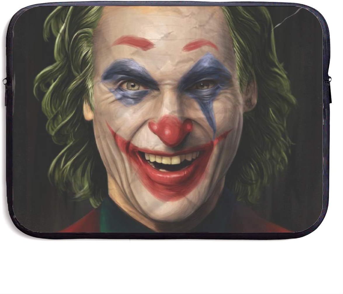 Laptop Sleeve Bag Clown Joker Tablet Briefcase Ultraportable Protective Canvas for 13 Inch MacBook Pro/MacBook Air/Notebook Computer