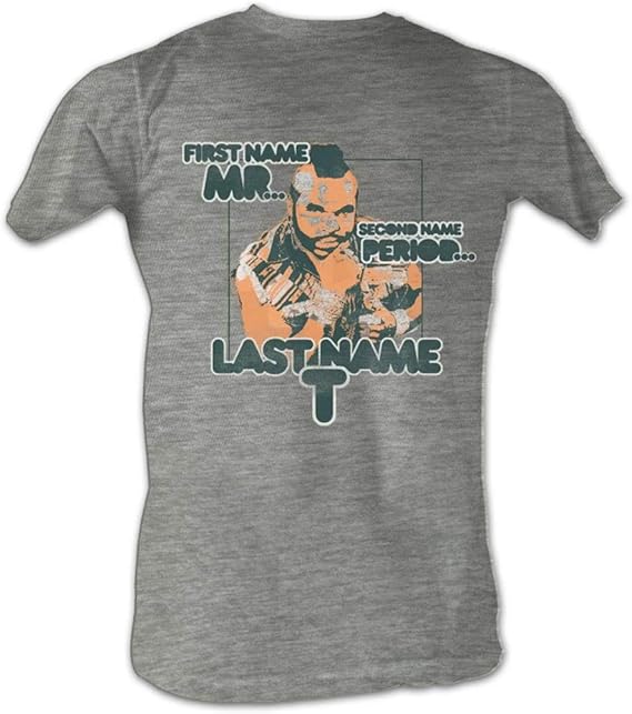 Amazon American Classics メンズ ミスターtのアイコン姓tアダルト半袖tシャツs Sサイズ 杢グレー Tシャツ カットソー 通販