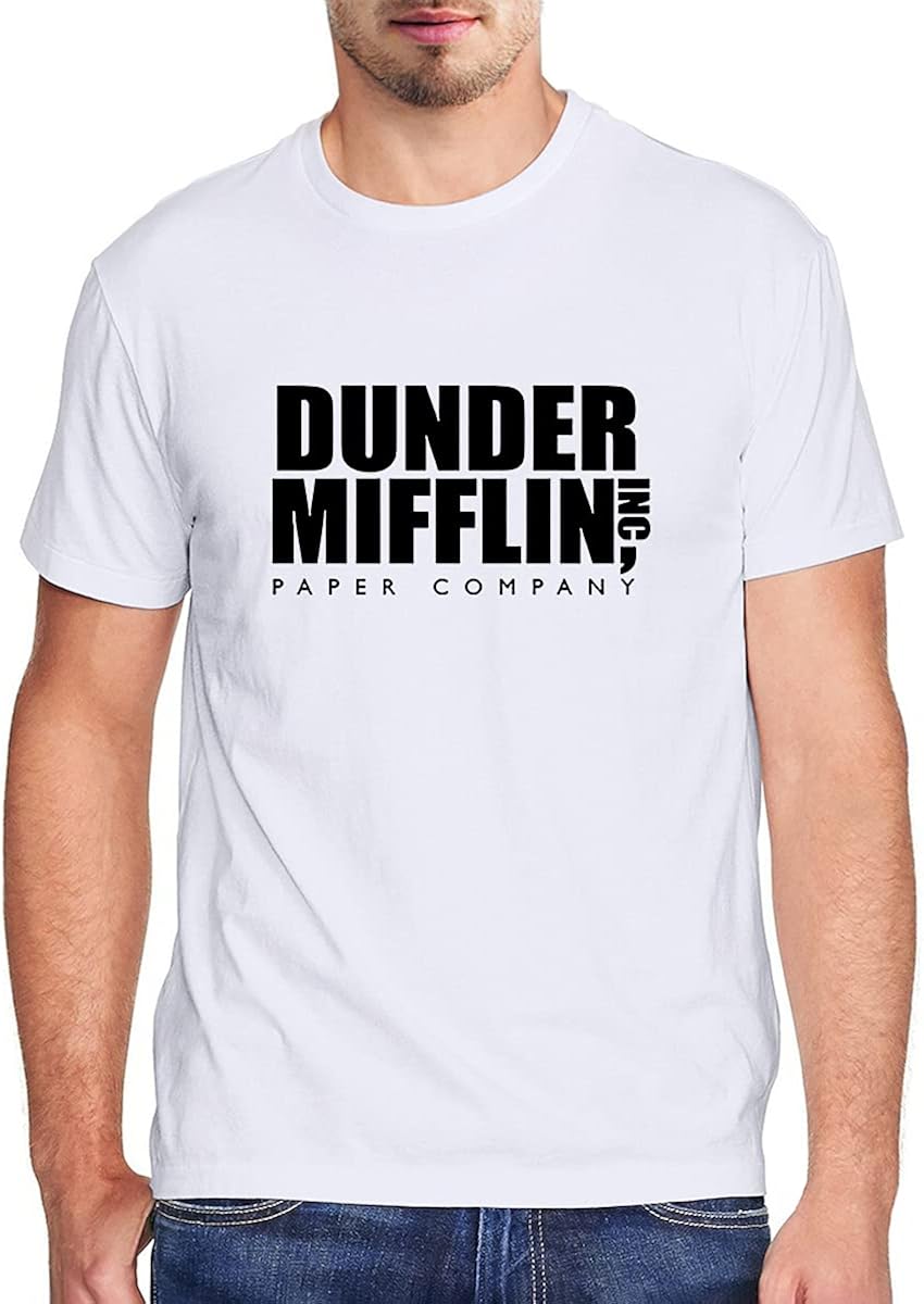 dunder mifflin black t shirt