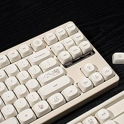 MOA Profile Cute Bear Keycaps, 124keys PBT Keycaps