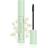 NATURABLOOM Natural Vegan Black Mascara With Jojoba - Extra Volume and Length For Stunning Lashes - Hypoallergenic, Smudge-proof & Long-lasting mascara - Organic, Cruelty-Free - Made in Italy 9.5ml