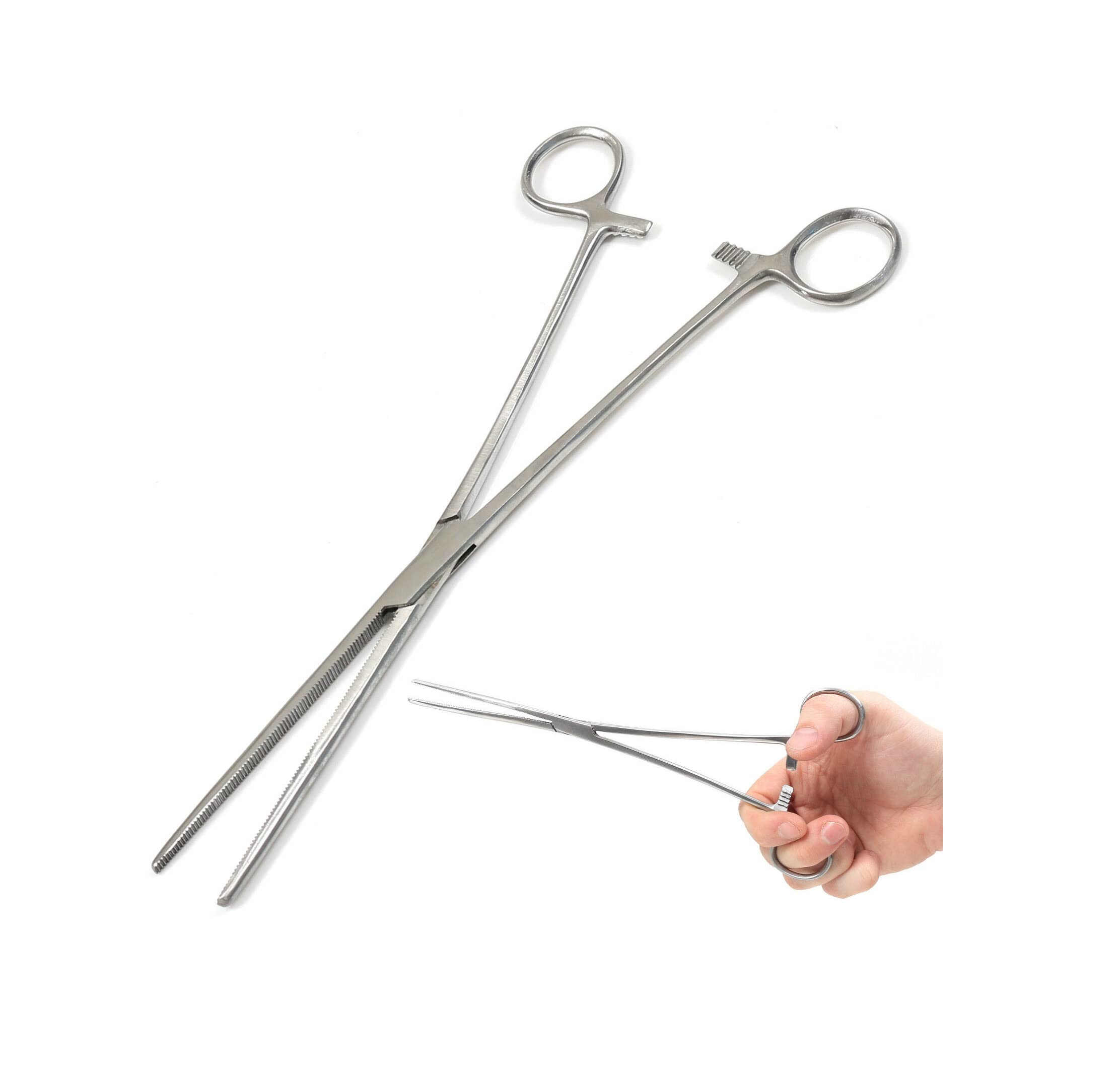 Panther Surgical Unhooking Stainless Steel 10'' Straight Pliers Tools Fish Removing Fishing Forceps