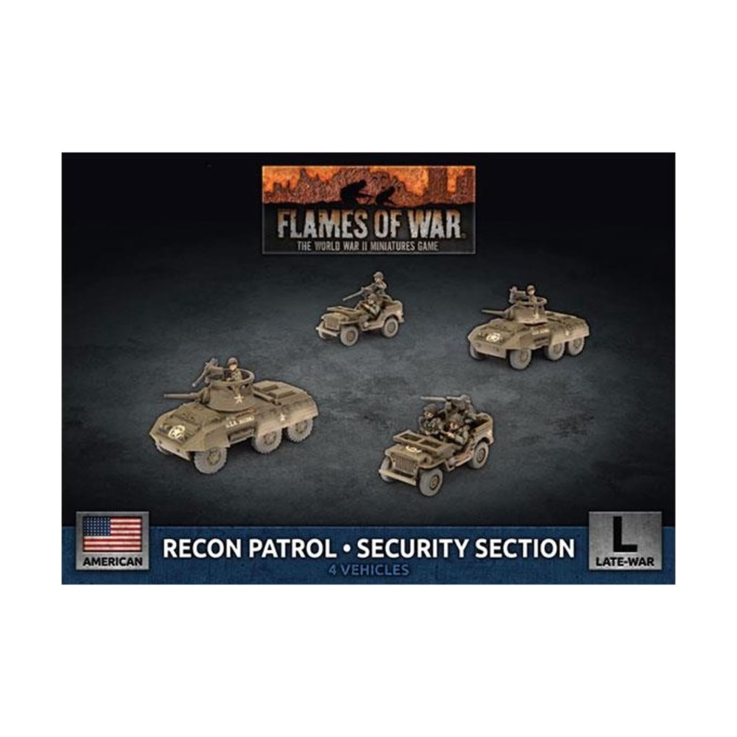 M8 Cavalry Recon Platoon X4 Plastic