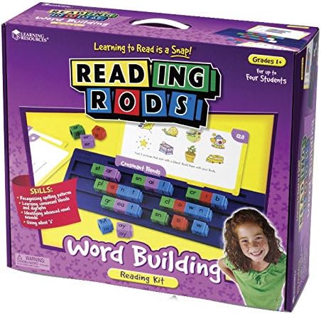 Learning Resources Reading Rods Word Building Classroom Kit